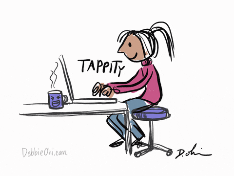 Working Hard Freelance Writing GIF - Find & Share on GIPHY