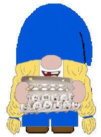 Eggs Gnome Sticker