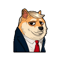 Donald Trump Sticker by Doge Pound